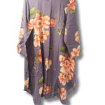 Women's Tops, LIGHT BROWN FLORAL 3 Quarter Sleeve Blouse Shirt